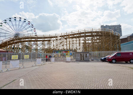 Margate`s reopening of dreamland fun park Stock Photo